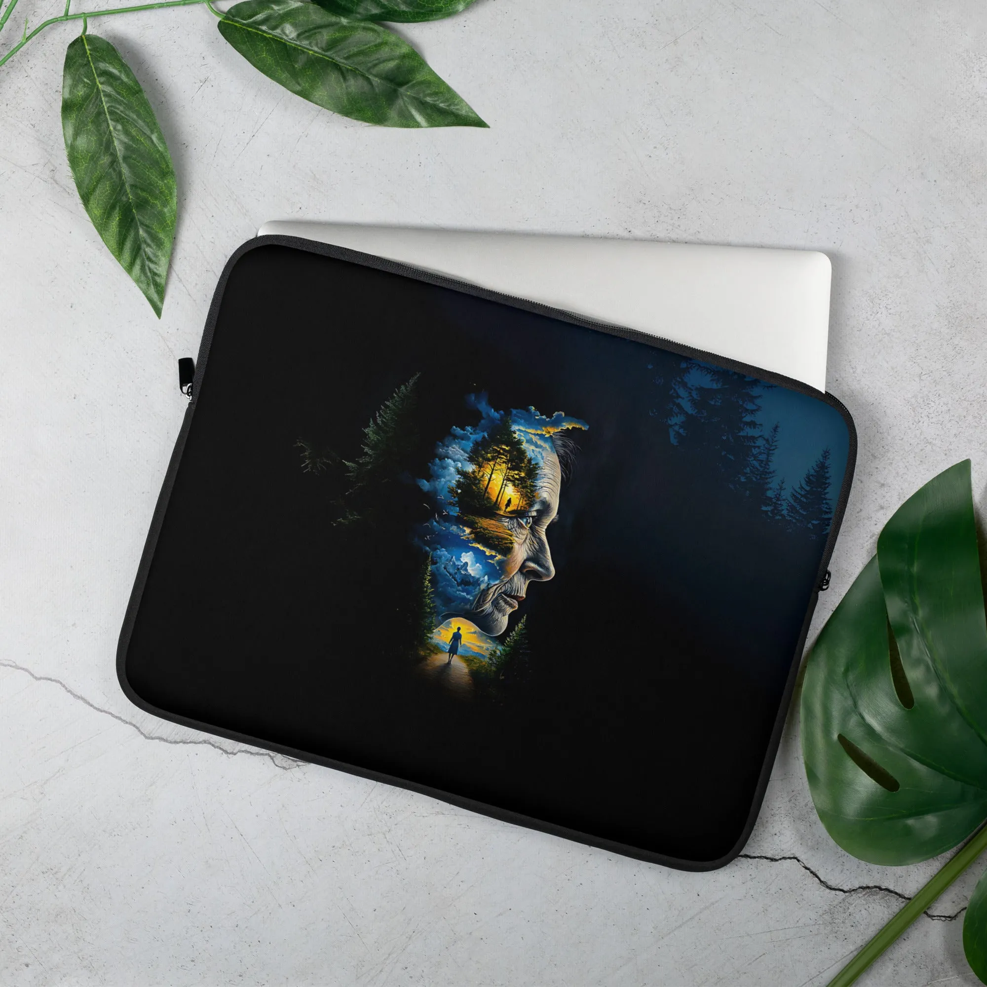 A Golden’s Grace 1st Edition: Forest Reflections Laptop Sleeve