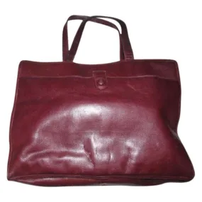 Bottega Veneta Newer Pursesdesigner Purses Textured Burgundy Leather Satchel