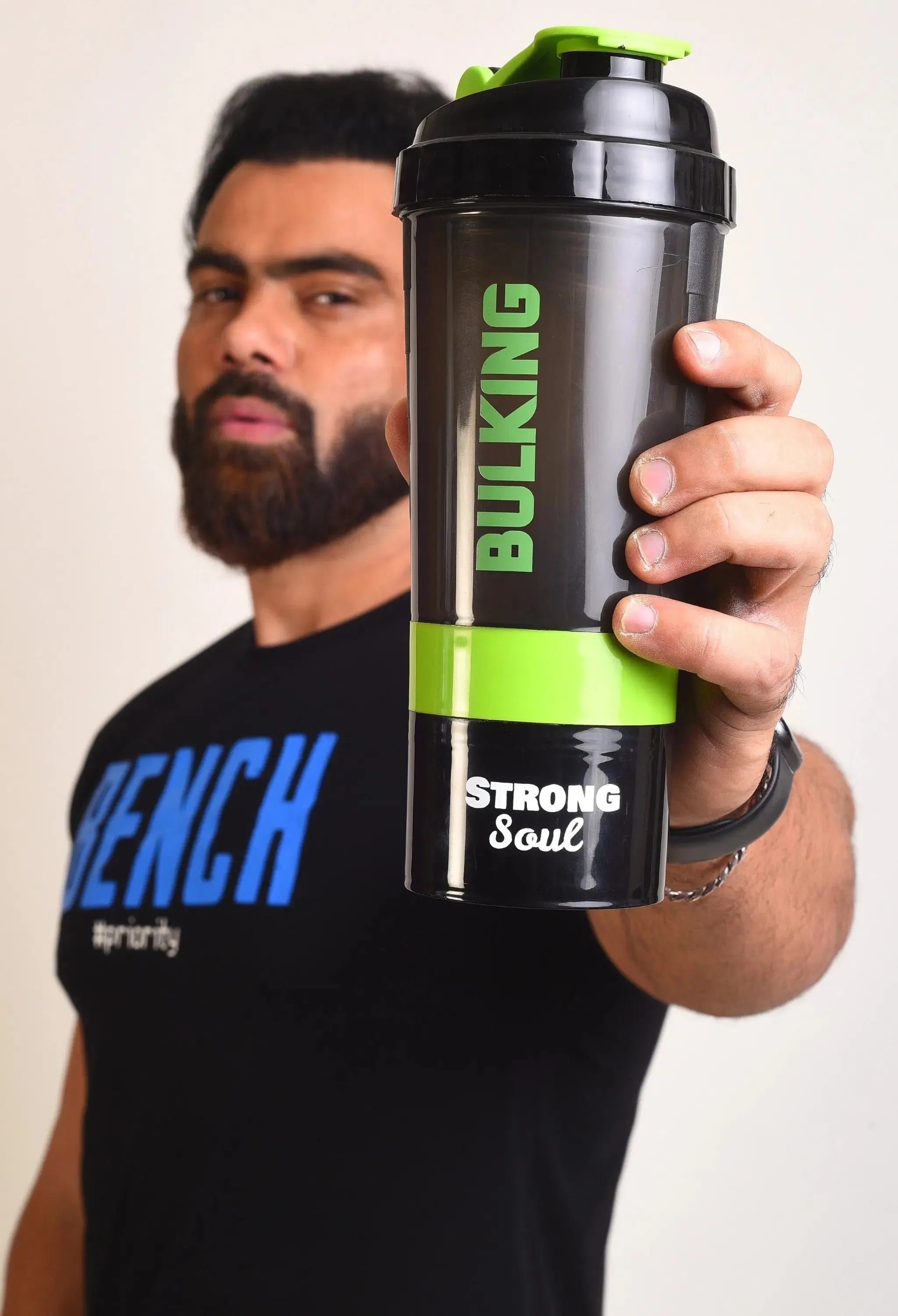 Bulking - Protein Shaker Pro 700ML - Green