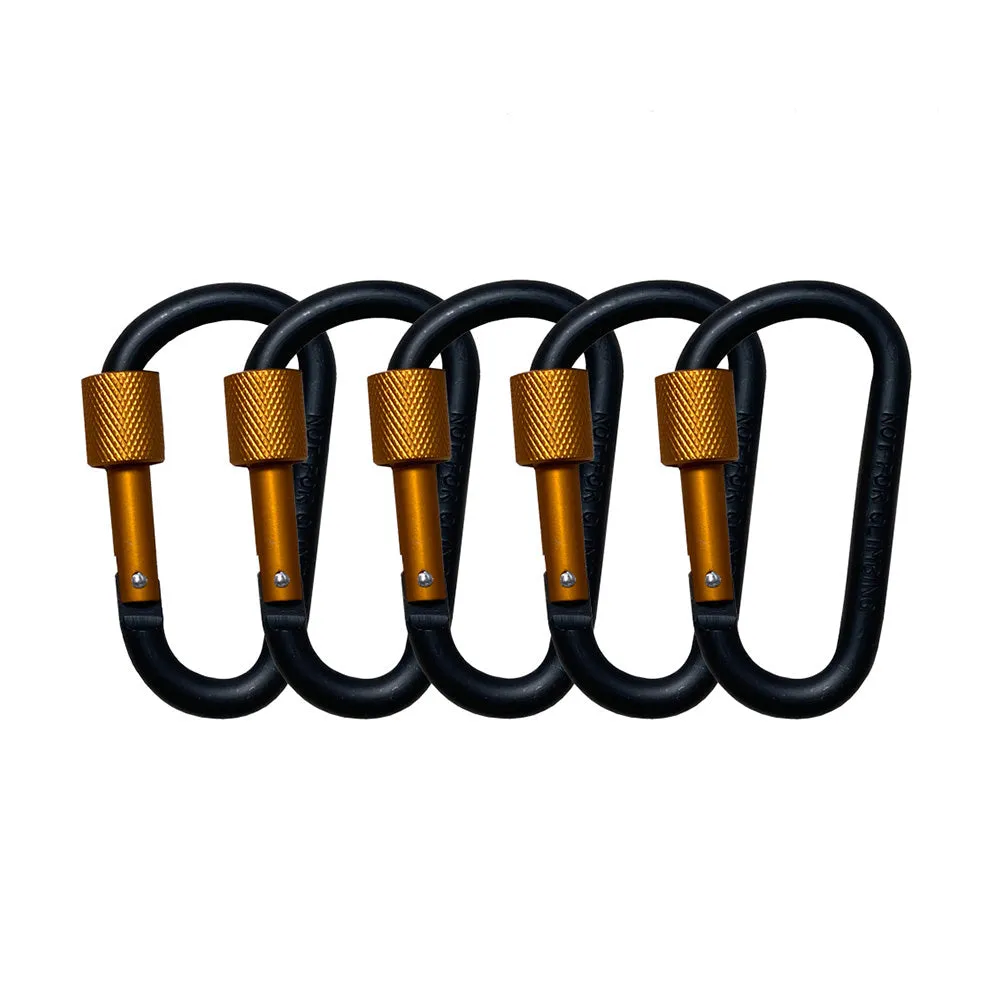 Color Carabiner Black 23g x 5p