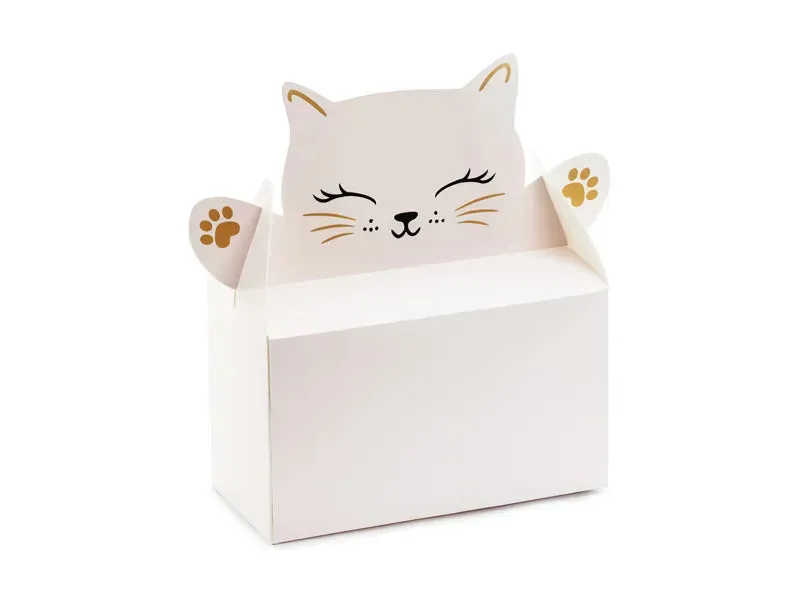 Decorative Cat-Shaped Cake Boxes