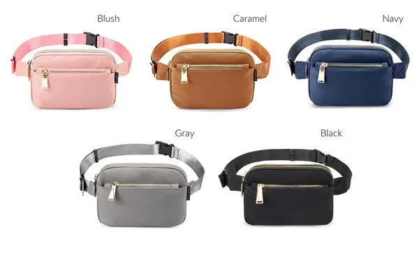 Everyday Nylon Fashion Sling Belt Bag