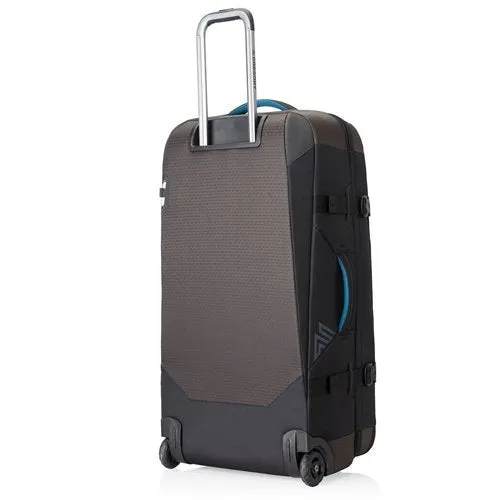 Gregory Mountain Products Split-Case 30 Inch Roller Duffel Bag, Slate Black, 30"