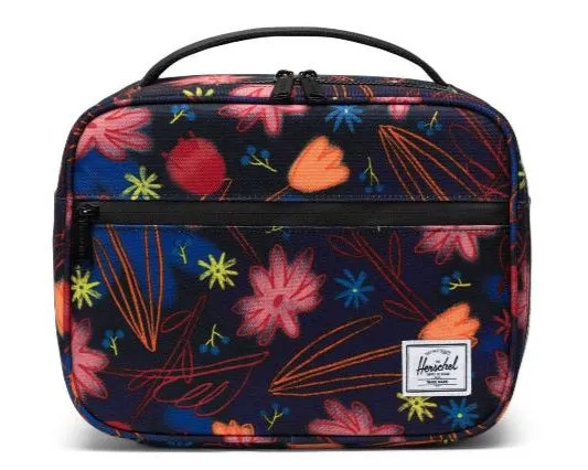 Herschel Pop Quiz Lunchbox Doodle Bloom