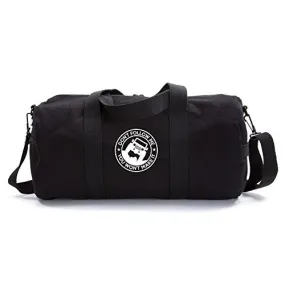 Jeep Don't Follow Me you Wont make it Heavyweight Canvas Duffel Bag in Black