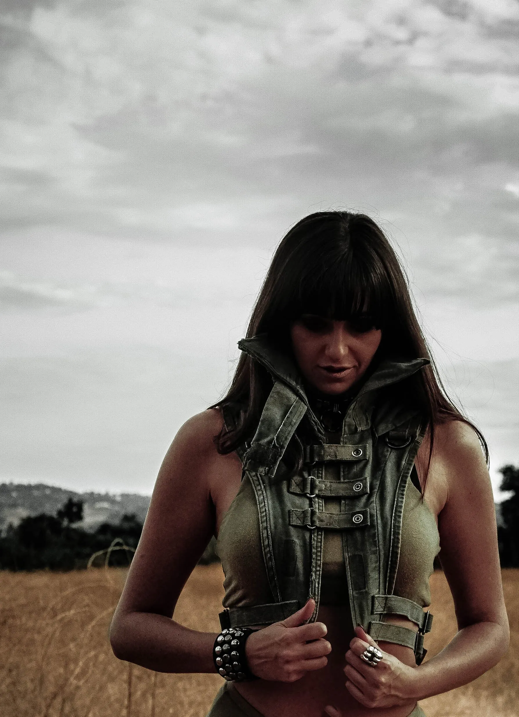Jungle Tribe x Dust   Beau Collab Army Green Kombat Hood