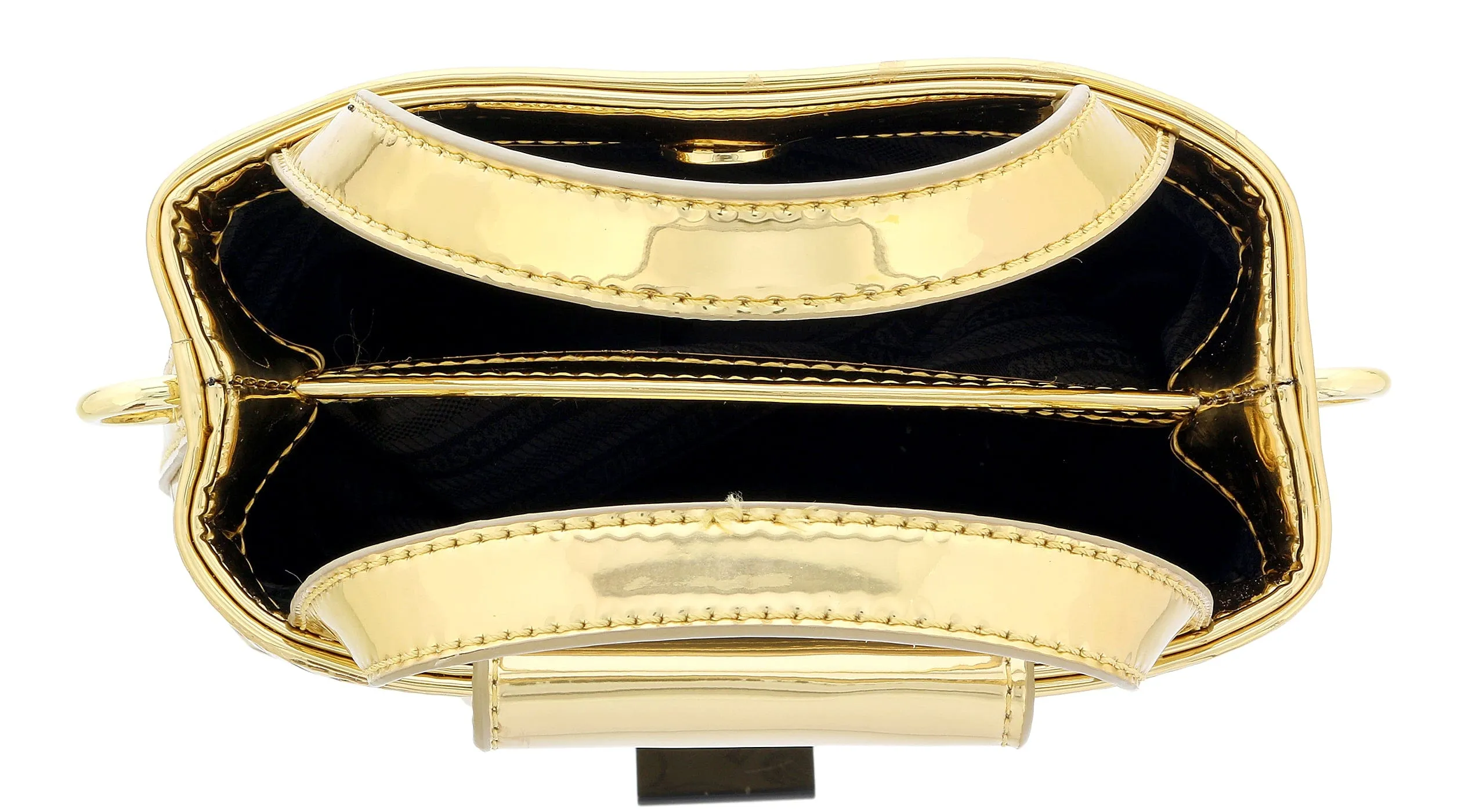 Love Moschino Gold Shiny Fashion Handbag