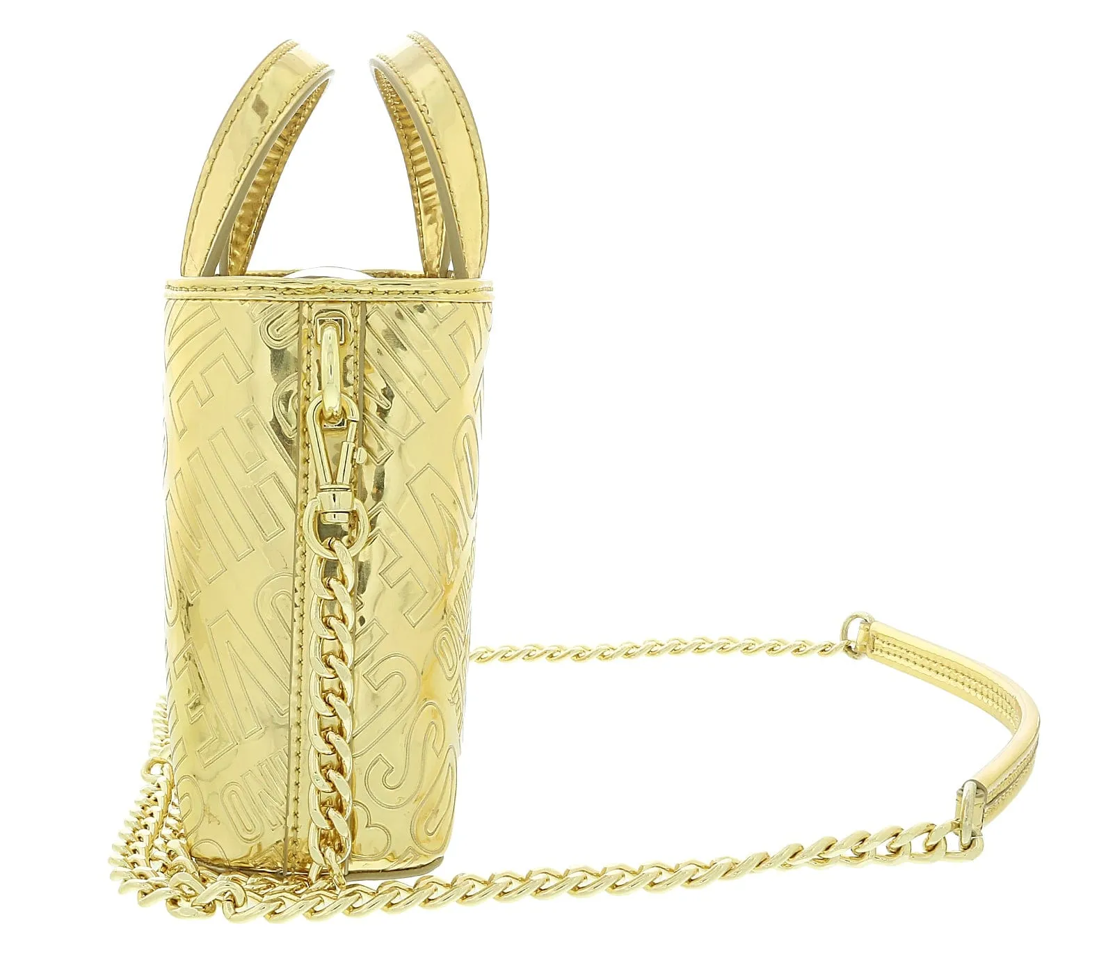 Love Moschino Gold Shiny Fashion Handbag