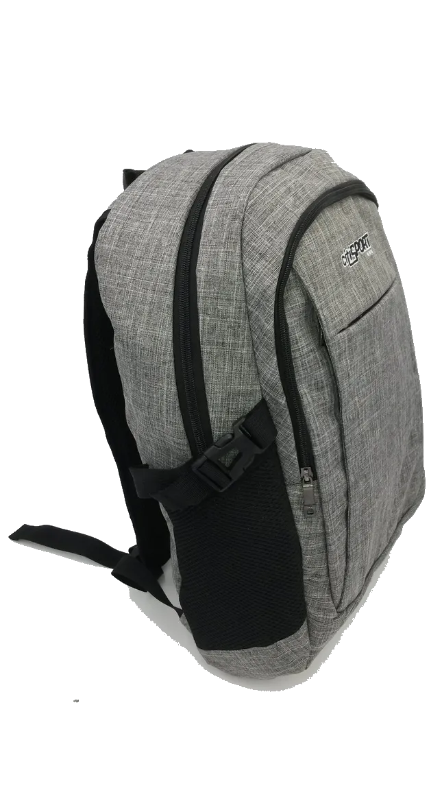 Multi-Pocket Two Tone Travel Laptop Backpack with USB port