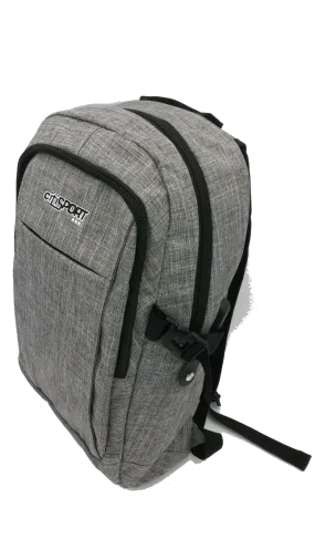 Multi-Pocket Two Tone Travel Laptop Backpack with USB port