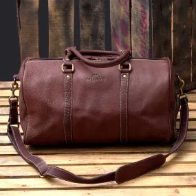 Shigar Men's Leather Travel Bag