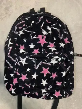 UAKISS  -  Y2k Star Womens Backpack High Street Fashion Mix Colours Backpacks for Ladies Aesthetic Prints Versatile Casual Female Bag
